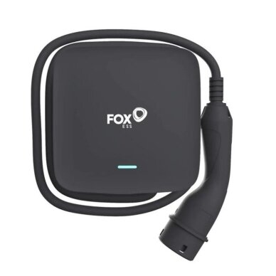 FoxESS L11P 11 kW trifazė elektromobilio įkrovimo stotelė su 5 m Type 2 kabeliu FoxESS L11P 11 kW trifazė elektromobilio įkrovimo stotelė su 5 m Type 2 kabeliu