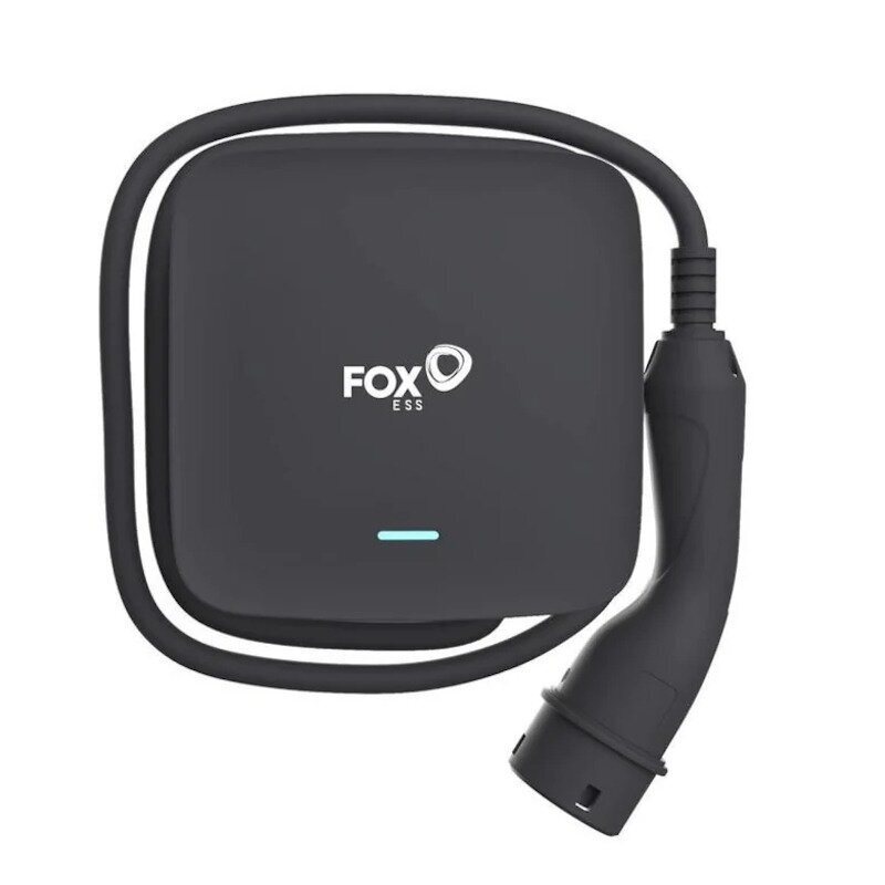 FoxESS L11P 11 kW trifazė elektromobilio įkrovimo stotelė su 5 m Type 2 kabeliu FoxESS L11P 11 kW trifazė elektromobilio įkrovimo stotelė su 5 m Type 2 kabeliu